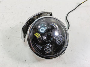 2005 Harley Dyna FXDL Low Rider Led Headlight Head Light + Visor 5-3/4" 69675-05 | Mototech271