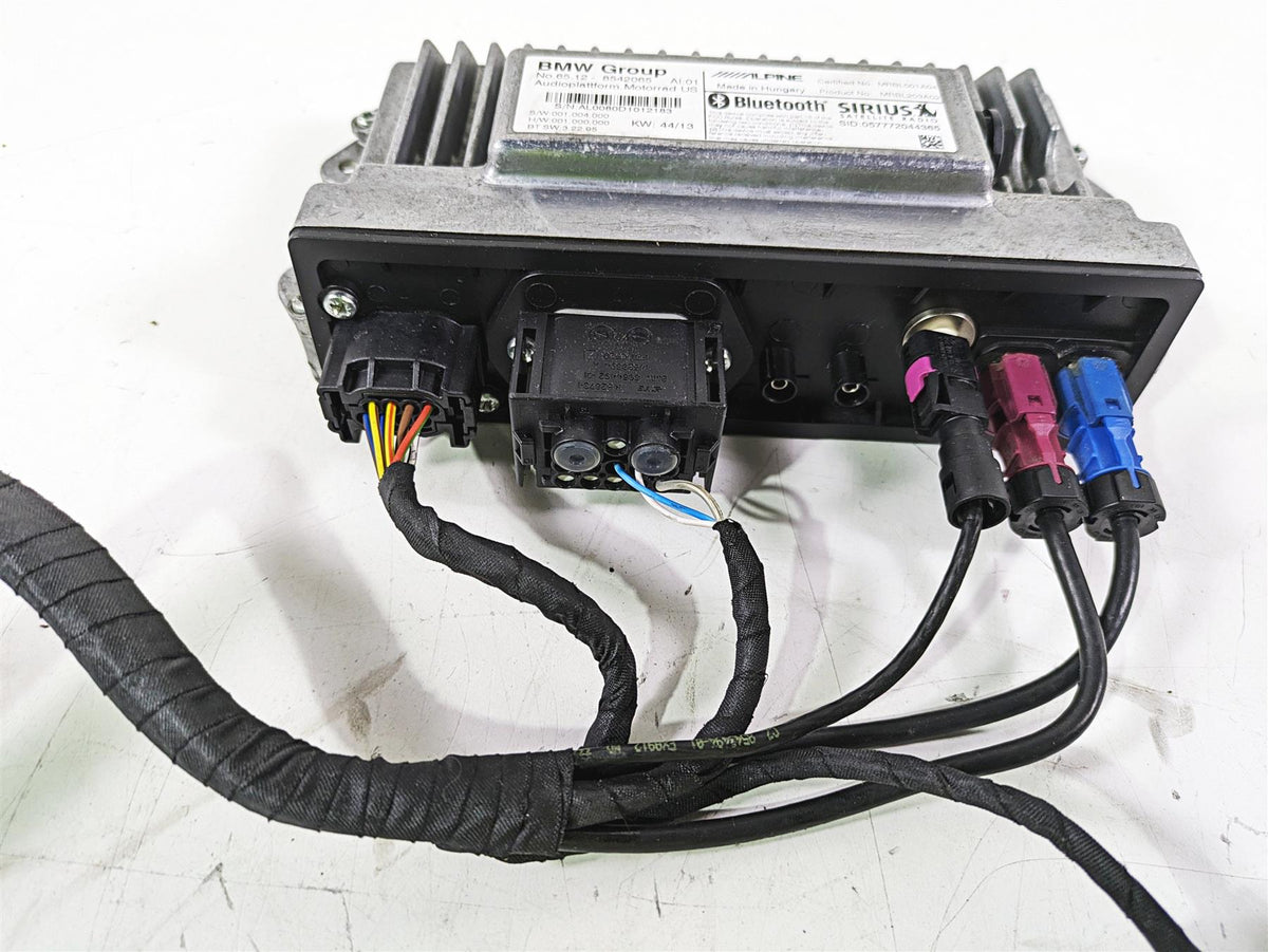 2014 BMW R1200 RT RTW K52 Alpine Amp Amplifier Radio & Antenna Set 65128542065 {{ shop.shopifyCountryName }} - Mototech271