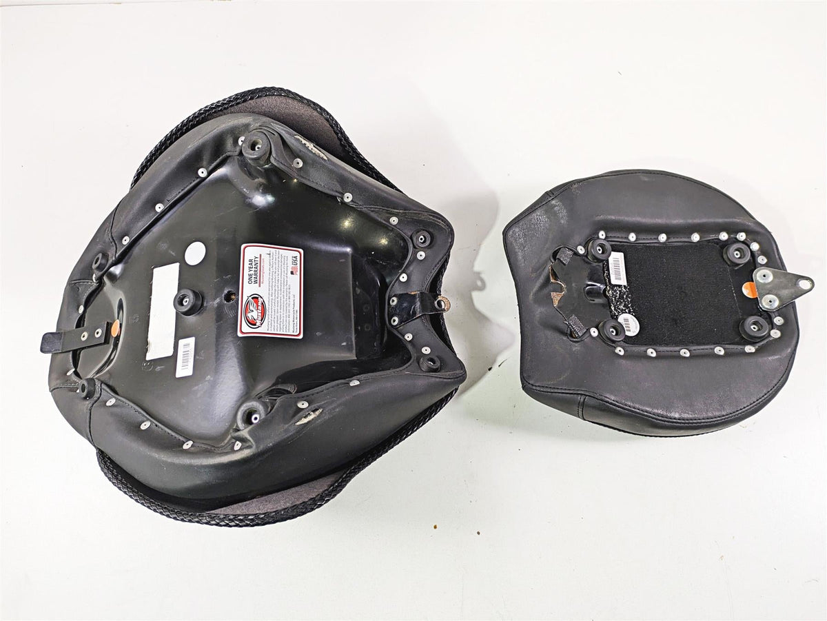 2014 Harley FLS Softail Slim Mustang Front Rear Wide Touring Seat Set 76752 {{ shop.shopifyCountryName }} - Mototech271