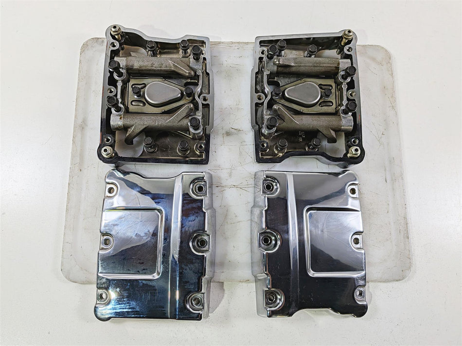2014 Harley FXSB Softail Breakout Rocker Plates & Valve Cover Set 17543-99A-Mototech271