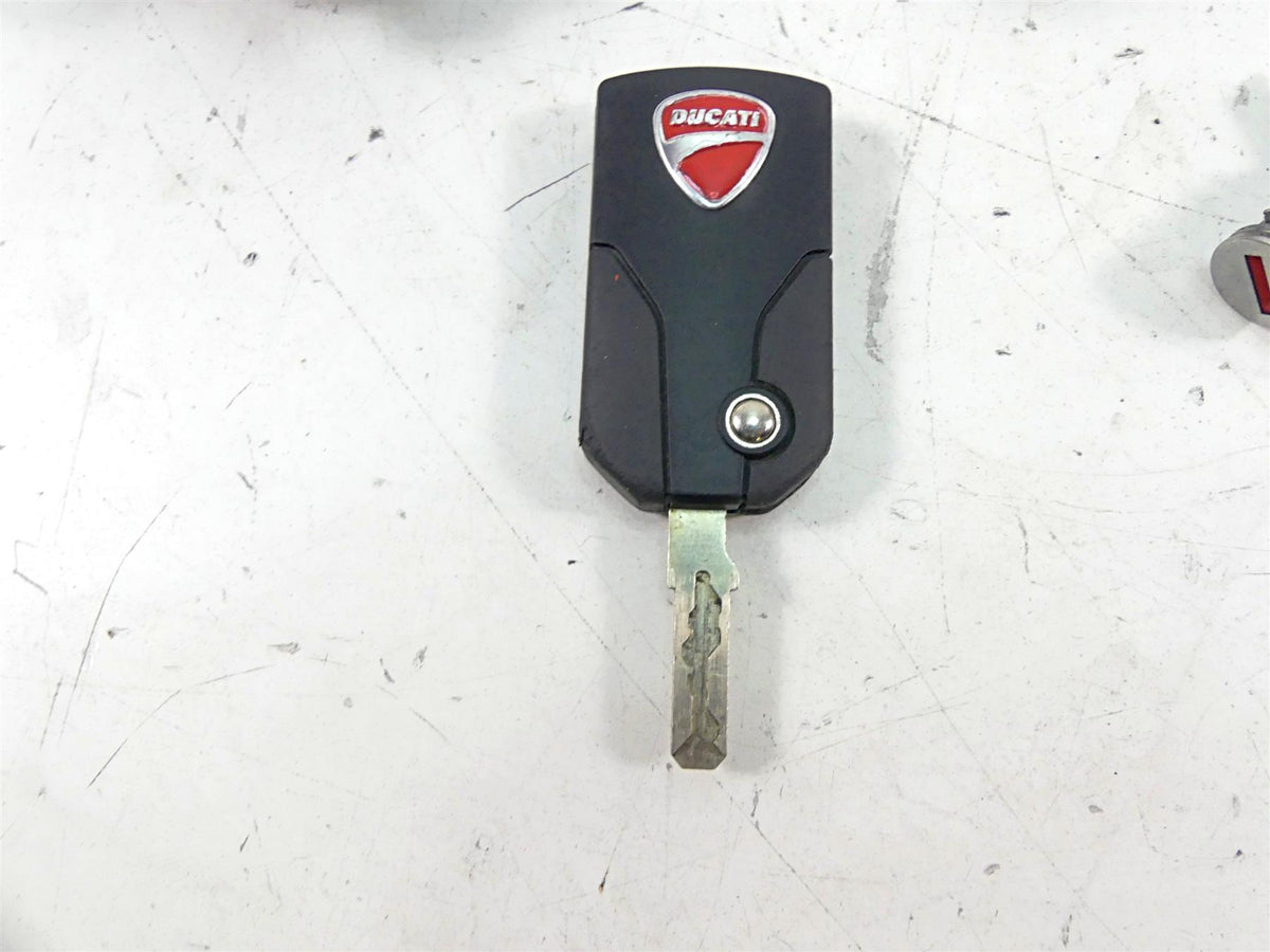 2013 Ducati Diavel Red Ignition Switch Key Fob Fuel Cap Antenna Set 59821111A {{ shop.shopifyCountryName }} - Mototech271