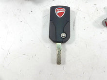 Load image into Gallery viewer, 2013 Ducati Diavel Red Ignition Switch Key Fob Fuel Cap Antenna Set 59821111A
