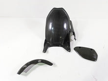Load image into Gallery viewer, 2009 Ducati Multistrada 1100 S Rear Carbon Fiber Fender Chain Guard Set PM20567
