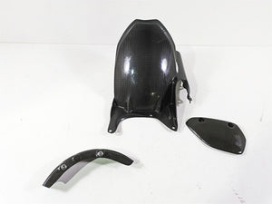 2009 Ducati Multistrada 1100 S Rear Carbon Fiber Fender Chain Guard Set PM20567