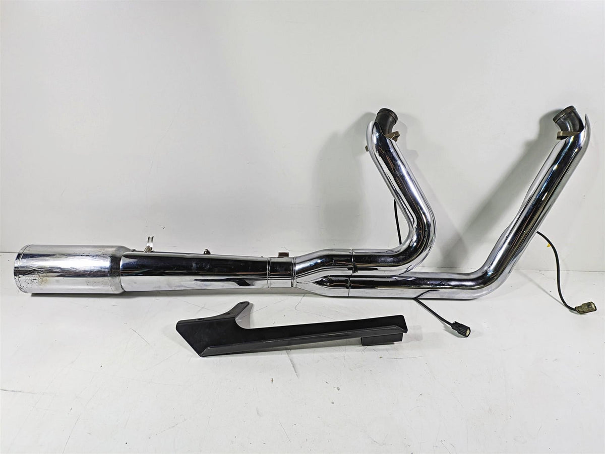 2017 Harley Dyna FXDB Street Bob Vance Hines 2 Into 1 Pro Pipe Exhaust 17569 {{ shop.shopifyCountryName }} - Mototech271