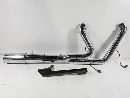 2017 Harley Dyna FXDB Street Bob Vance Hines 2 Into 1 Pro Pipe Exhaust 17569 {{ shop.shopifyCountryName }} - Mototech271
