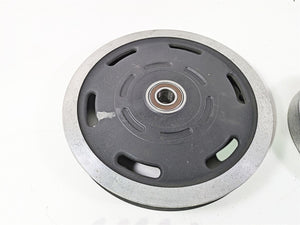 2008 Harley Touring FLHTP Electra Glide Rear Belt Pulley + Mount 37781-08 | Mototech271