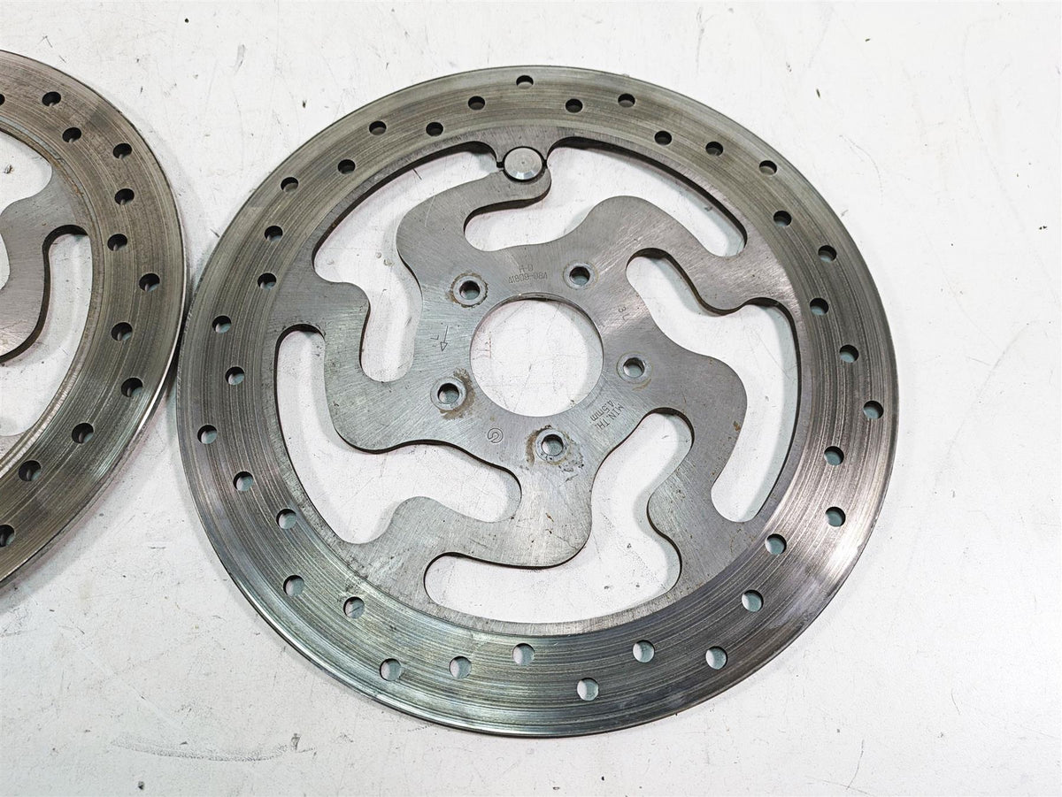 2010 Harley Touring FLHTCU Electra Glide Brembo Front Brake Rotor Set 41808-08A {{ shop.shopifyCountryName }} - Mototech271