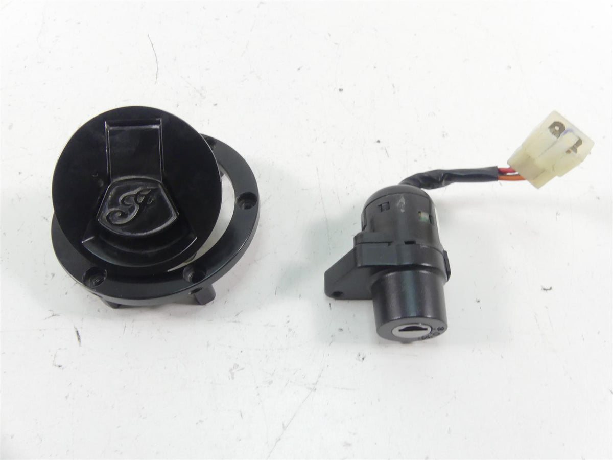 2016 Indian Scout Sixty Ignition Switch Tank Cap Set - NO Key 4014434-266 {{ shop.shopifyCountryName }} - Mototech271