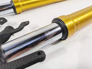 2014 Yamaha YZFR1 R1 RN22 Front Forks Straight But Rash 1KB-23103-  1KB-23102-