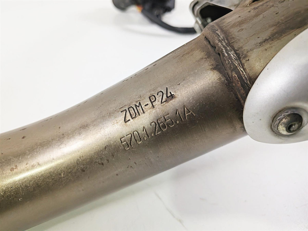 2009 Ducati Hypermotard 1100 S Oem Stock Header, Mid Pipe & Servo 57221451A-Mototech271