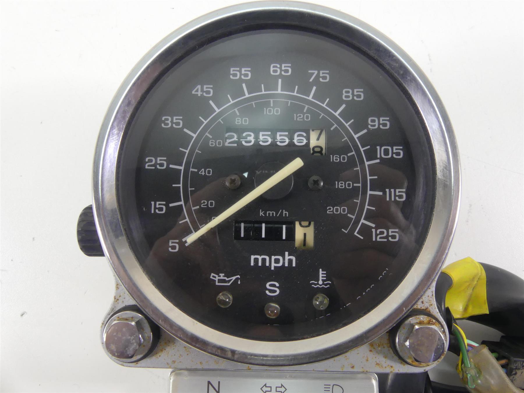 1998 Honda Shadow VT1100T Speedometer Gauge Instrument - 23K 37100-MBC-671 {{ shop.shopifyCountryName }} - Mototech271