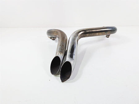 2005 Harley Softail FLSTFSE CVO Fat Boy Drag Straight Exhaust Pipe Set-Mototech271