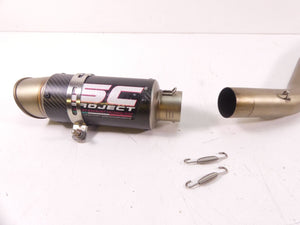 2018 Kawasaki ZX6R ZX636 Ninja Replica SC Project Muffler - Read 1234567 | Mototech271