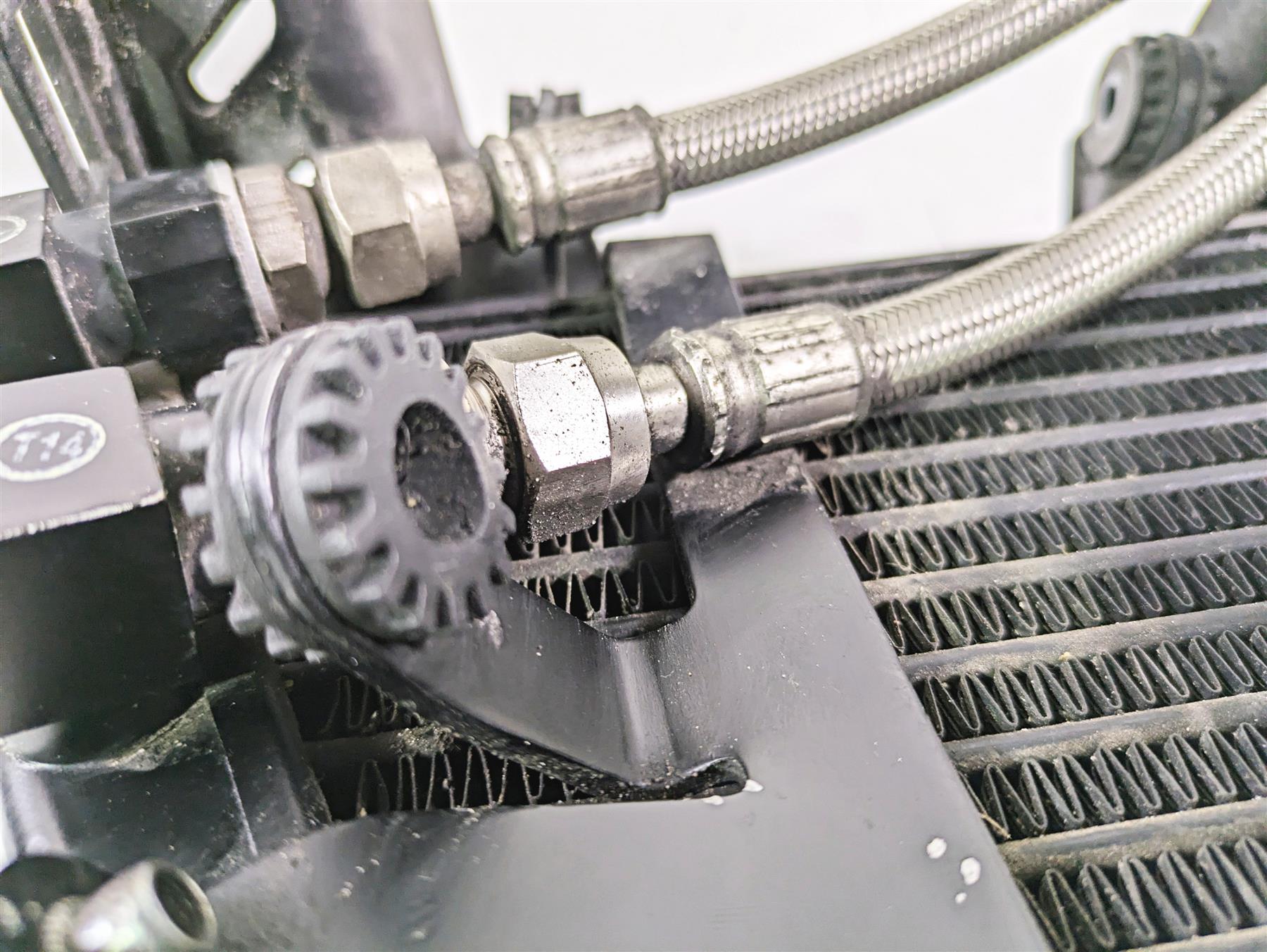 2017 Ducati Monster 1200 S Oil Cooler & Lines & Cover READ 54810461B {{ shop.shopifyCountryName }} - Mototech271