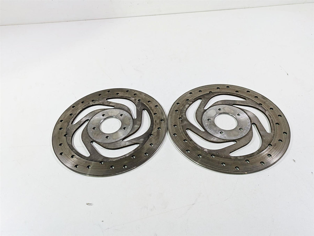 2009 Harley XR1200 Sportster Straight Front Brake Rotor Disc Set 41820-08 {{ shop.shopifyCountryName }} - Mototech271