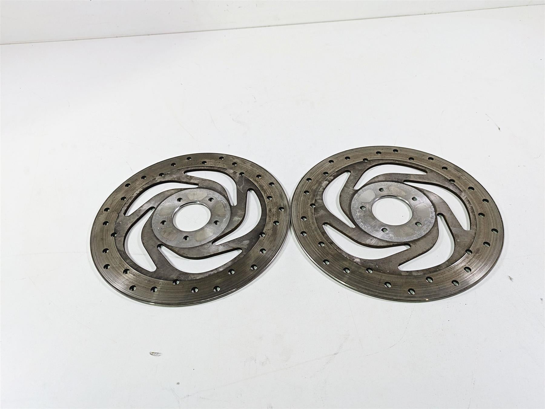 2009 Harley XR1200 Sportster Straight Front Brake Rotor Disc Set 41820-08 {{ shop.shopifyCountryName }} - Mototech271