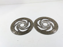 Load image into Gallery viewer, 2009 Harley XR1200 Sportster Straight Front Brake Rotor Disc Set 41820-08 | Mototech271
