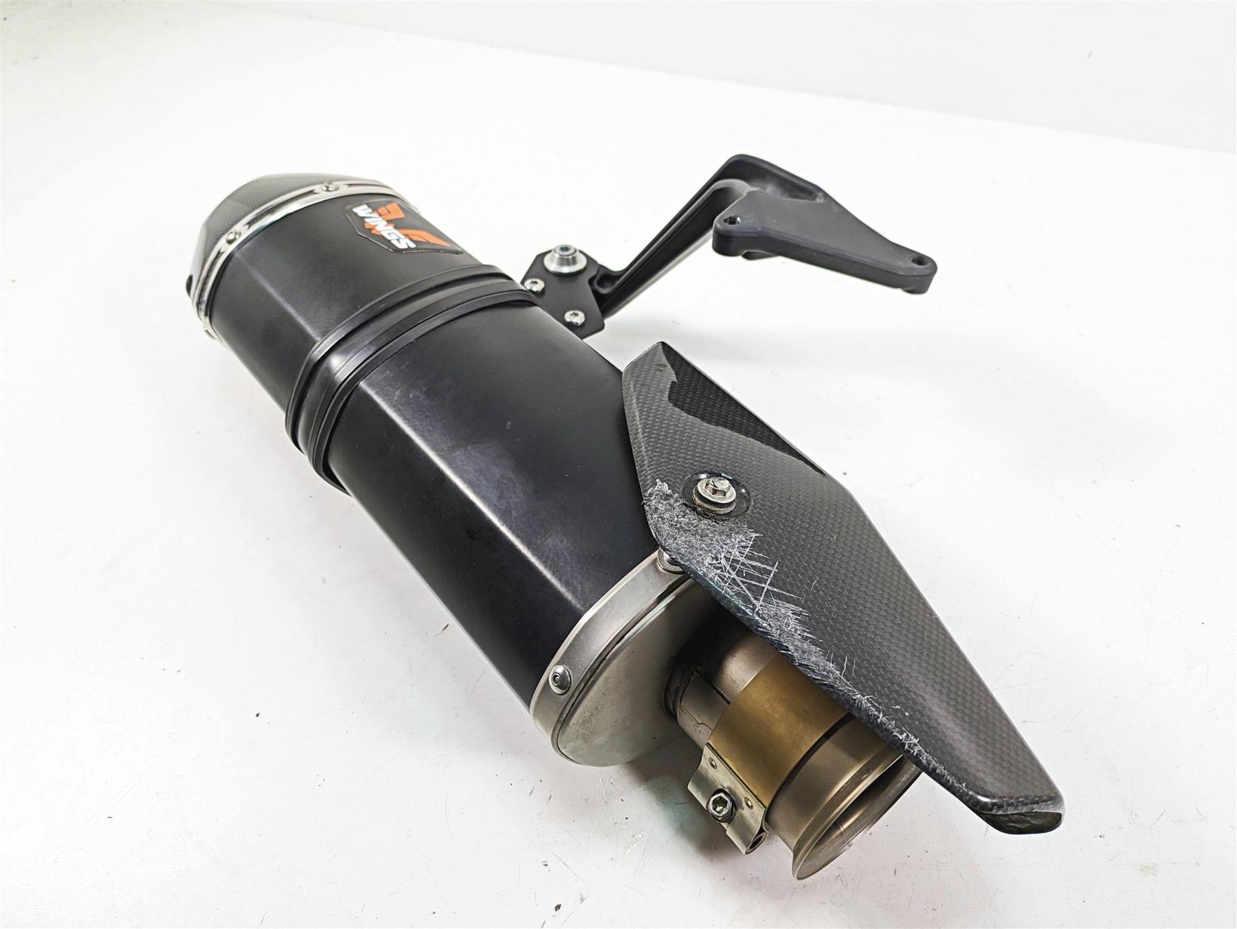 2018 KTM 1090 Adventure R Wings Slip On Titanium Carbon Exhaust Muffler Pipe {{ shop.shopifyCountryName }} - Mototech271