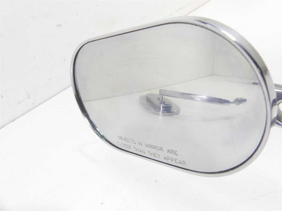 2002 Harley Touring FLHRCI Road King Oem Chrome Oval Rear View Mirror Set {{ shop.shopifyCountryName }} - Mototech271