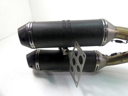 2008 Ducati 848 SBK LeoVince Header Muffler Carbon Exhaust System 307908202 {{ shop.shopifyCountryName }} - Mototech271
