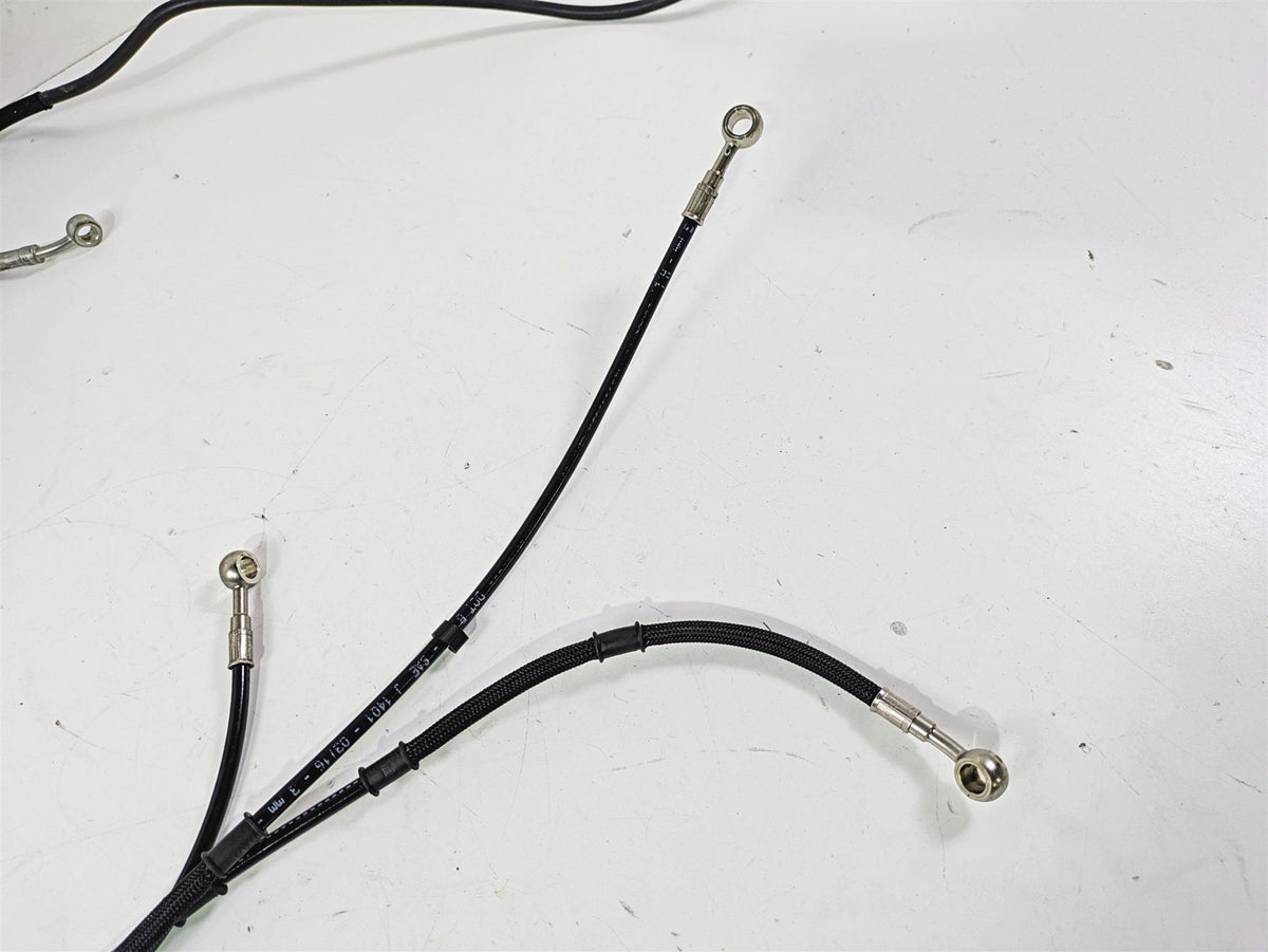 2016 Ducati Monster 1200 S Front Rear Abs Brake Line Set 61810531B 61910493B {{ shop.shopifyCountryName }} - Mototech271