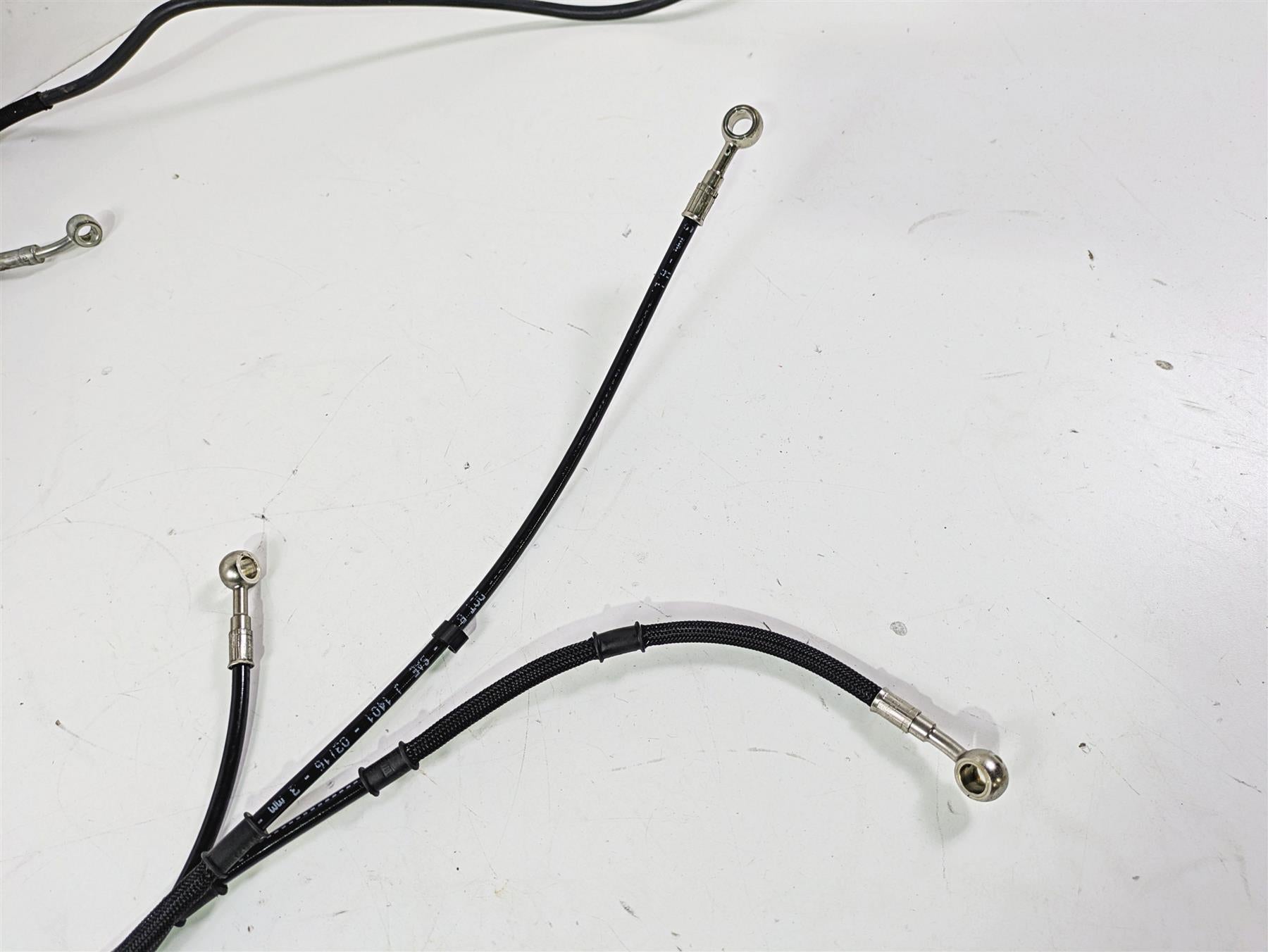 2016 Ducati Monster 1200 S Front Rear Abs Brake Line Set 61810531B 61910493B {{ shop.shopifyCountryName }} - Mototech271