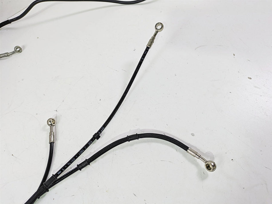 2016 Ducati Monster 1200 S Front Rear Abs Brake Line Set 61810531B 61910493B {{ shop.shopifyCountryName }} - Mototech271