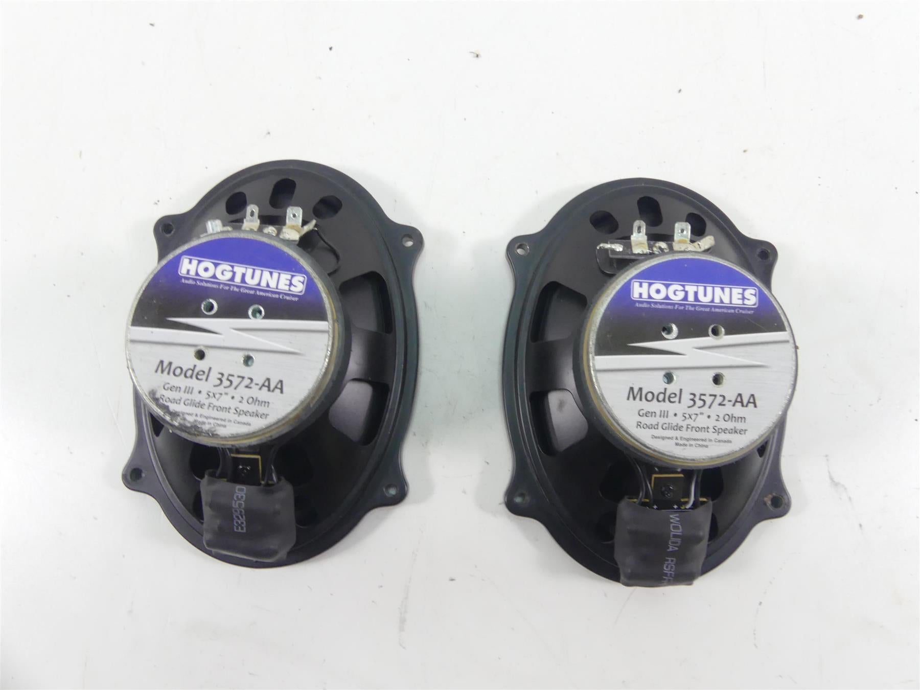 2011 Harley Touring FLTRU Road Glide Front Hogtunes Gen3 5x7 Speaker Set 3572-AA {{ shop.shopifyCountryName }} - Mototech271