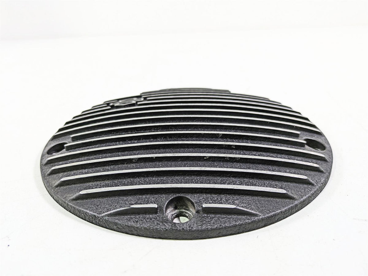 2008 Harley FLSTSB Cross Bones Black Fin Derby Cover 25454-01 {{ shop.shopifyCountryName }} - Mototech271