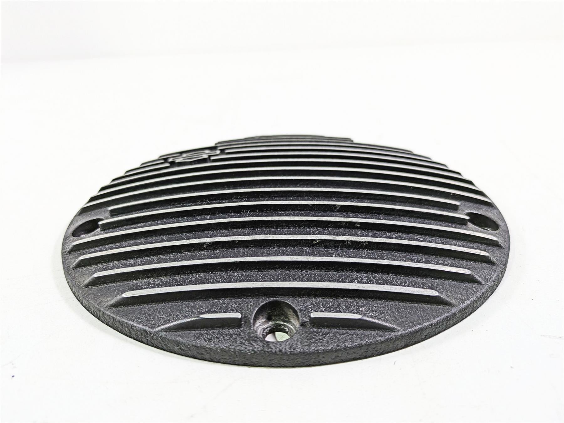 2008 Harley FLSTSB Cross Bones Black Fin Derby Cover 25454-01 {{ shop.shopifyCountryName }} - Mototech271