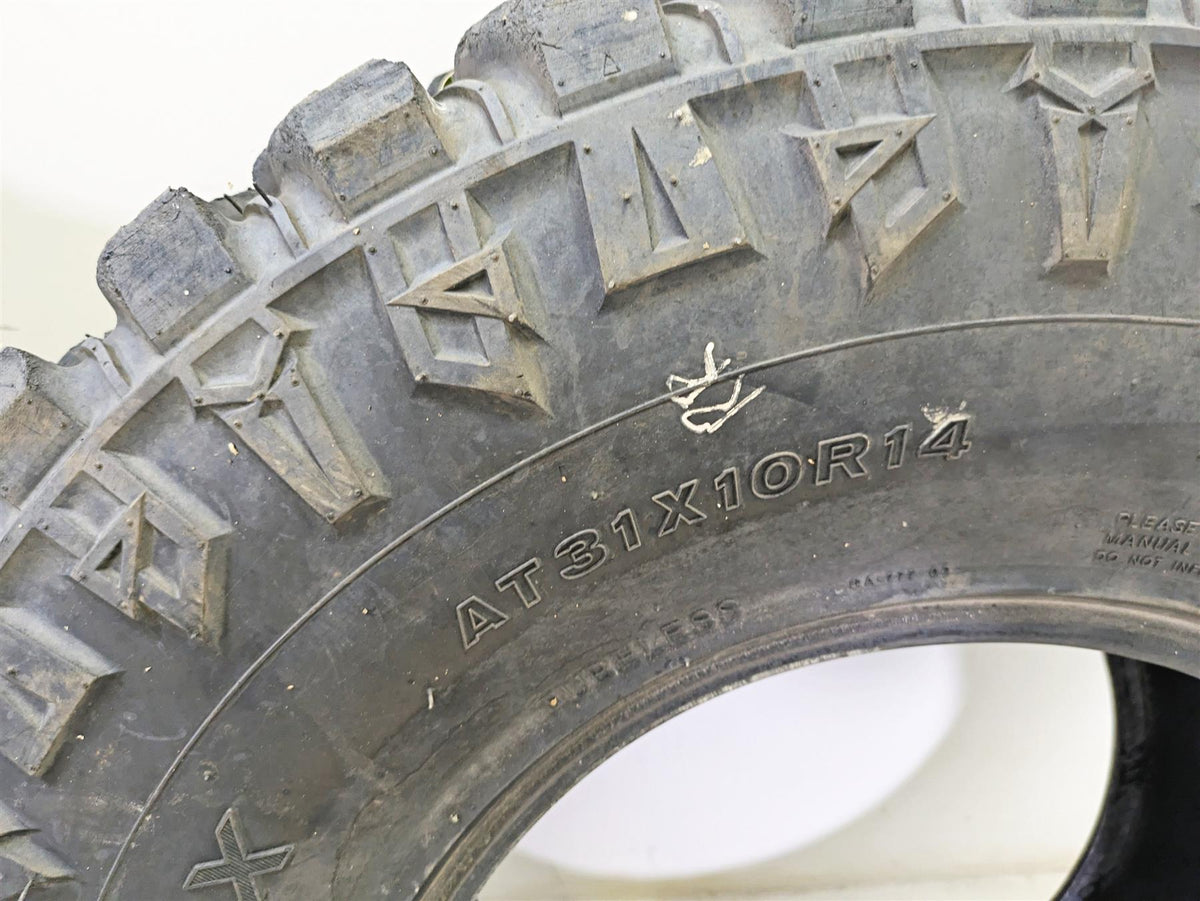 Used Side By Side ATV All Terrain GBX Paralaxx 31x10R14 Tire Set AE143110PX {{ shop.shopifyCountryName }} - Mototech271