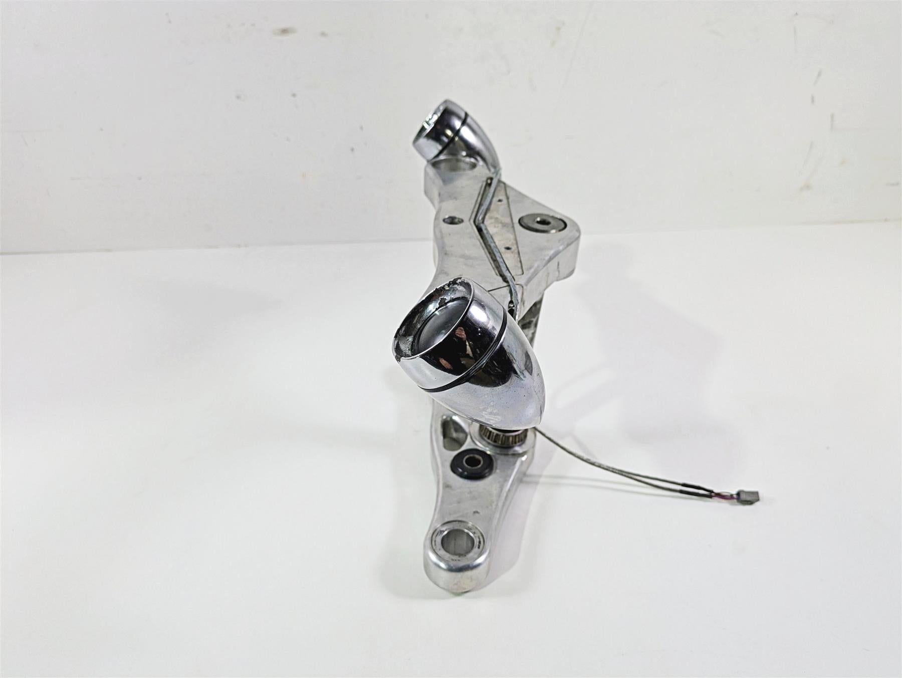 2004 Big Dog Chopper Straight Upper Lower Triple Tree Clamp Set 6110 6111 {{ shop.shopifyCountryName }} - Mototech271