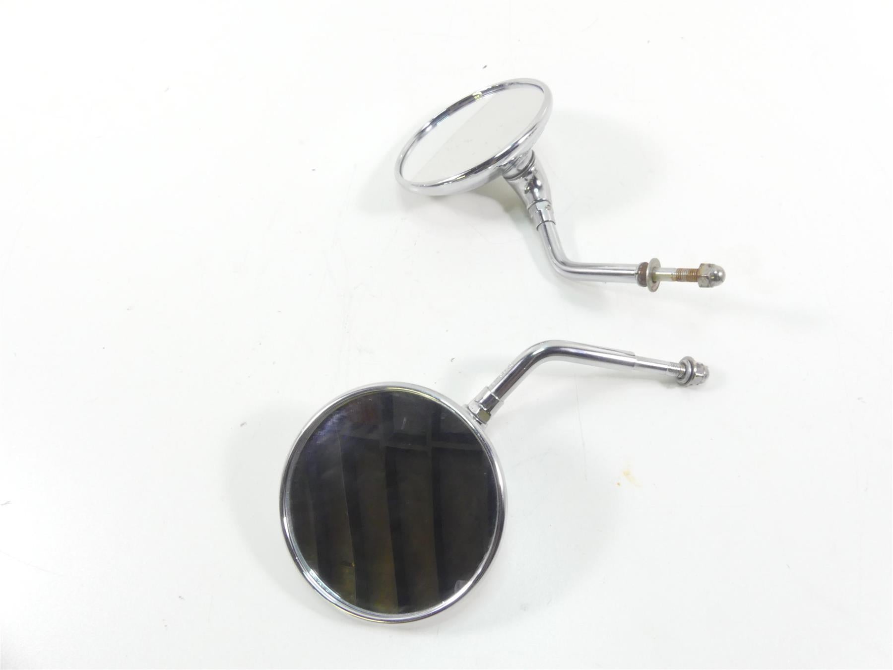 2002 Triumph Bonneville America Round Rear View Mirror Set T2066682 {{ shop.shopifyCountryName }} - Mototech271