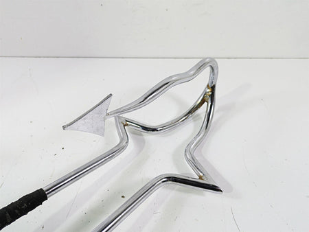 2004 Victory Kingpin Custom Rear Sissybar Backrest Devils Tail {{ shop.shopifyCountryName }} - Mototech271