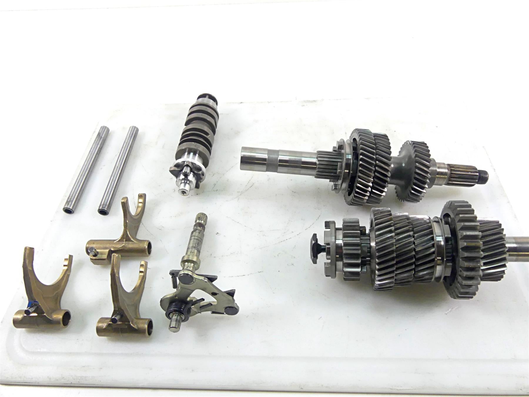 2009 Harley XR1200 Sportster Transmission Gears Shift Fork Drum Set 35172-06 | Mototech271
