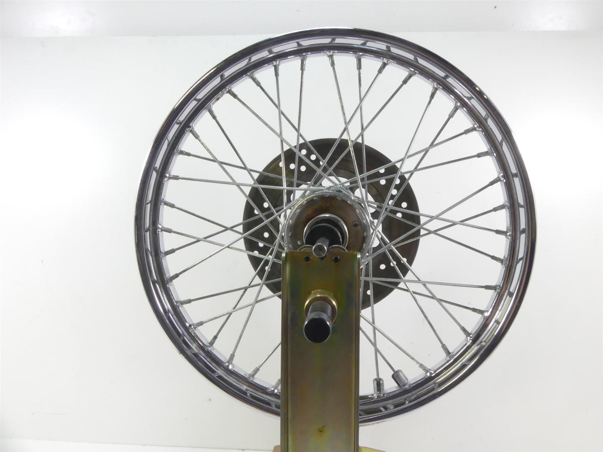 1993 Harley FXSTS Softail Springer Front Chrome Spoke Wheel Rim 21x2.15 43676-88 {{ shop.shopifyCountryName }} - Mototech271