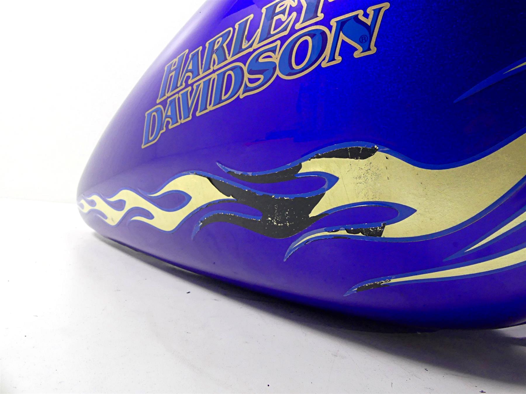 2007 Harley Touring FLHRSE CVO Road King Fuel Gas Tank Candy Cobalt 61387-07 {{ shop.shopifyCountryName }} - Mototech271