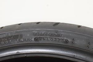 USED Front Tire Bridgestone Battlax T30-F Sport Touring 120/ 70-17 003872 | Mototech271