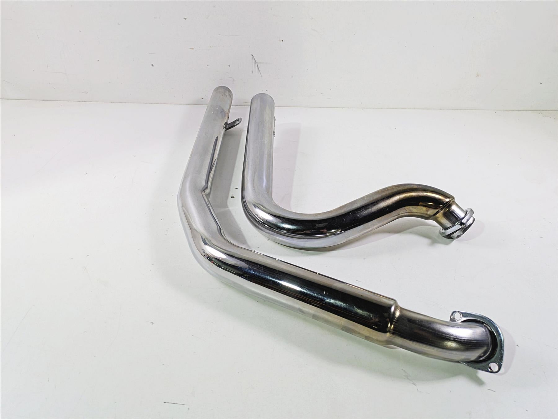 2008 Ultima Motorcycles Fat Bastard Straight Chrome Pipe Exhaust System {{ shop.shopifyCountryName }} - Mototech271