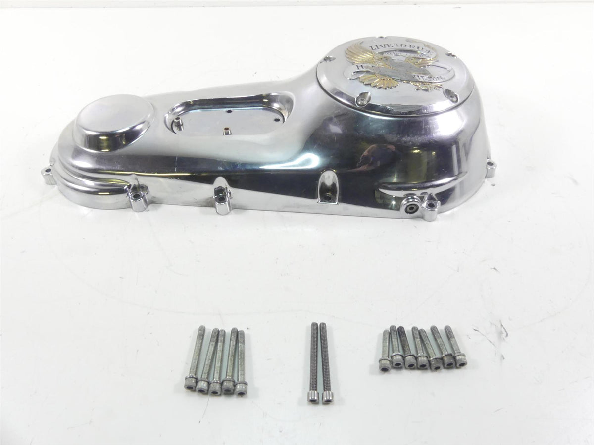 2004 Harley FXDWGI Dyna Wide Glide Outer Primary Drive Clutch Cover 60506-99 {{ shop.shopifyCountryName }} - Mototech271