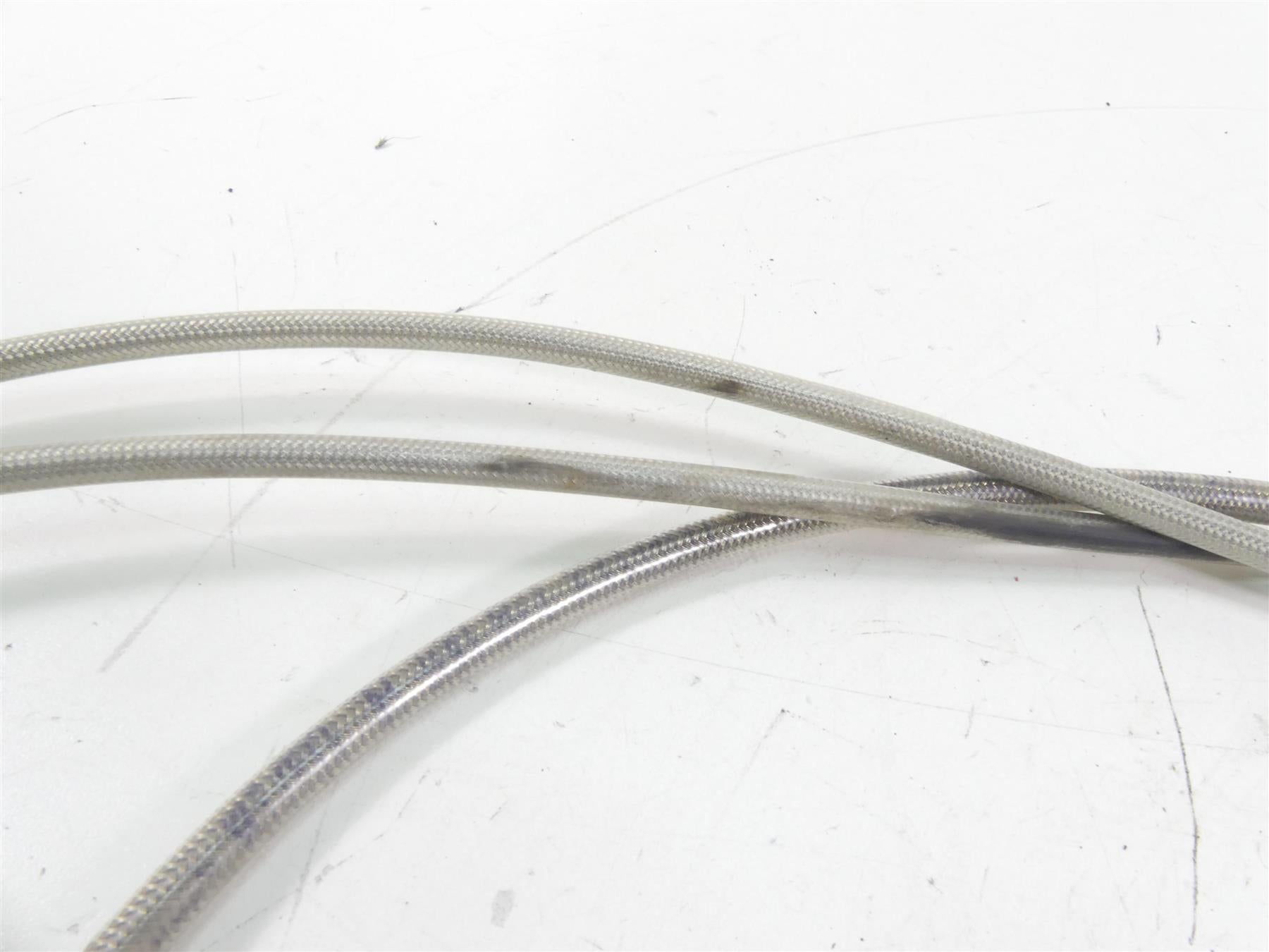 Big Twin Harley Dyna Softail for 19" Ape Hanger Throttle Cable & Brake Line Set {{ shop.shopifyCountryName }} - Mototech271