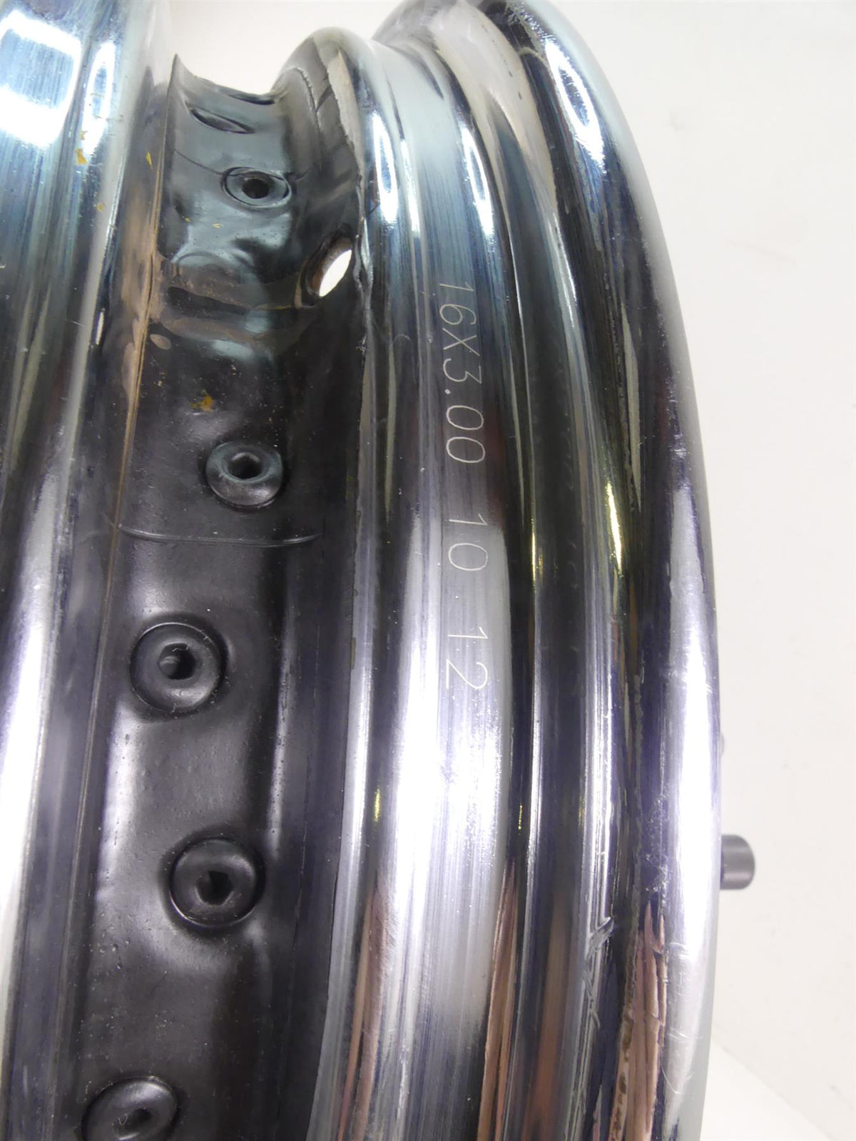 1978 Harley XLH1000 Sportster Ironhead Straight Rear Spoke 16x3 Wheel 40989-70 {{ shop.shopifyCountryName }} - Mototech271