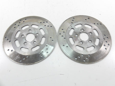 1998 Harley Dyna FXDL Low Rider Front Dual Brake Disc Rotor Set 44136-92 {{ shop.shopifyCountryName }} - Mototech271