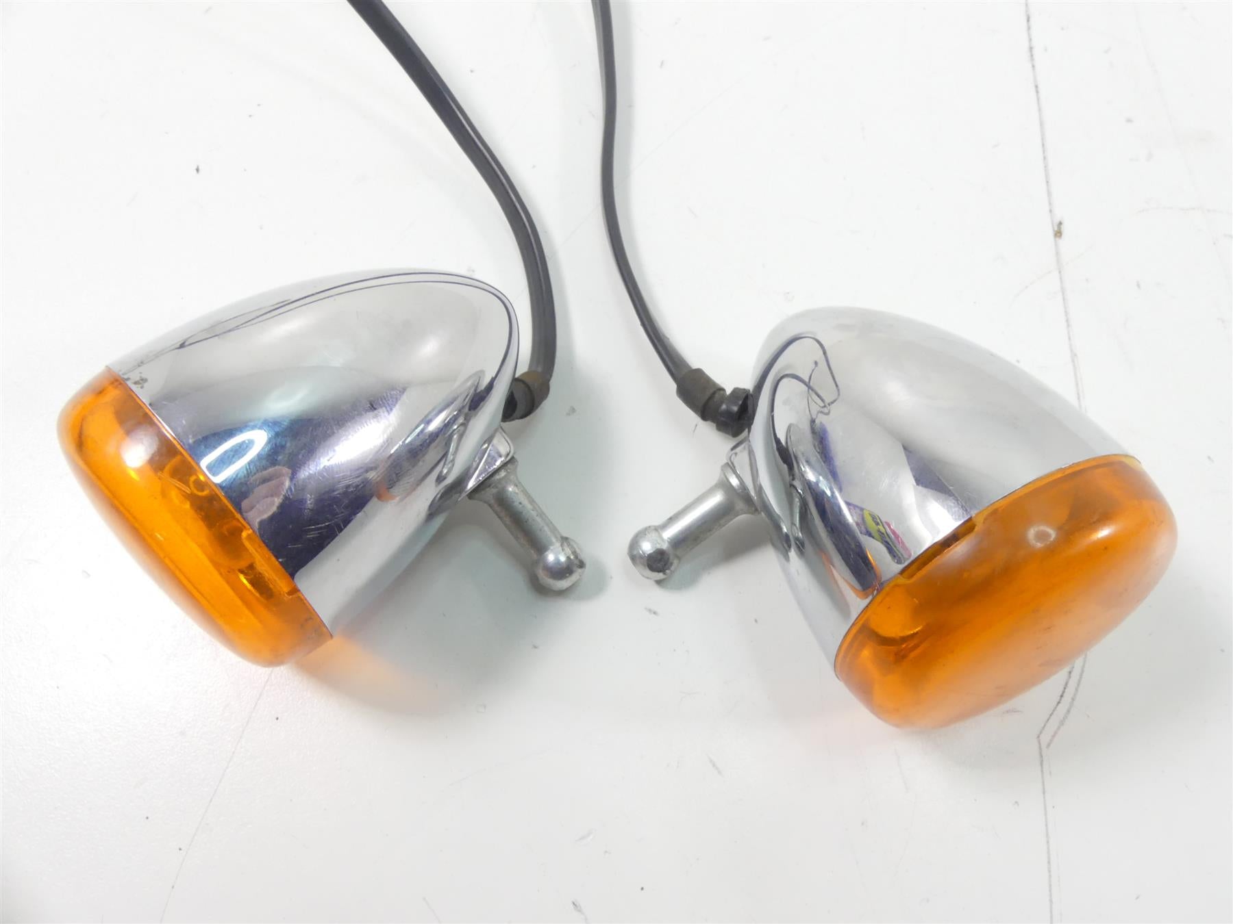 2014 Harley Sportster XL1200 C Front Blinker Turn Signal Set 68972-00 {{ shop.shopifyCountryName }} - Mototech271