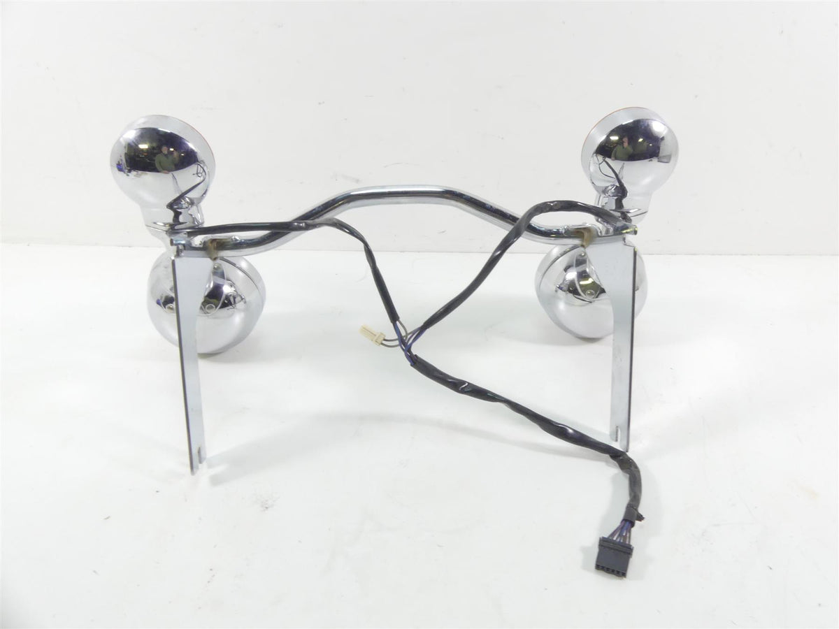 2001 Harley Touring FLHRCI Road King Front LED Spot Light Blinker Set 68712-94A {{ shop.shopifyCountryName }} - Mototech271