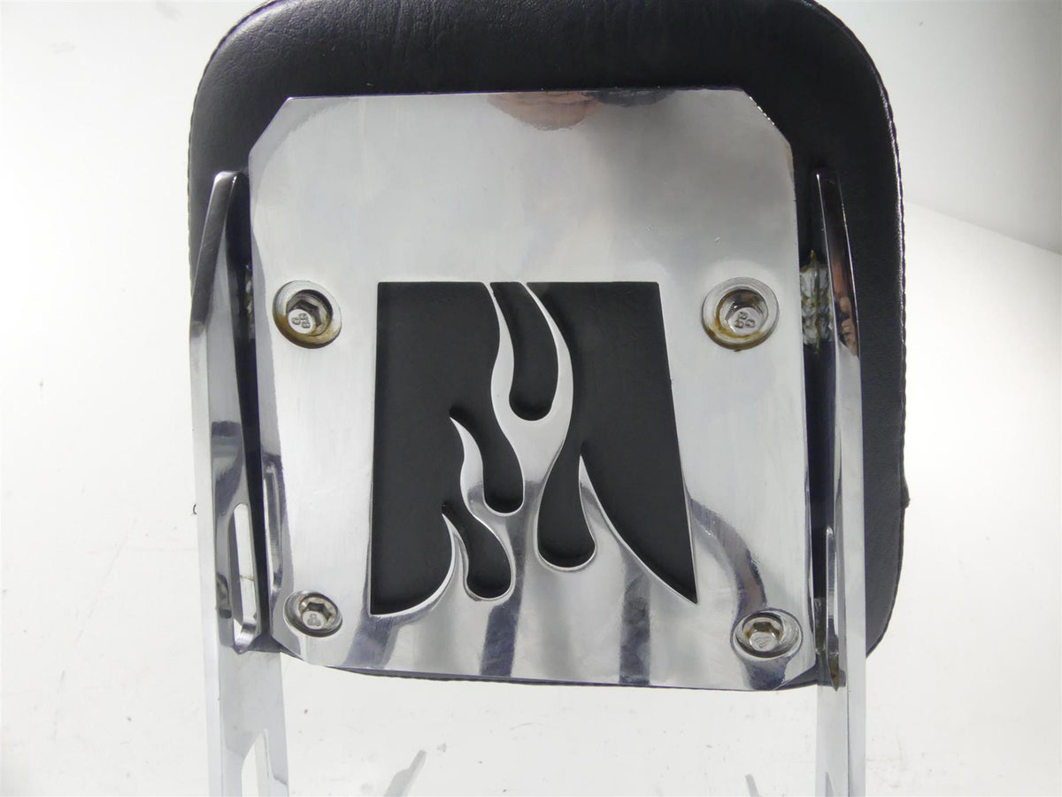 2002 Honda VTX1800 C Rear Passenger Sissybar Backrest Rack Set Flames {{ shop.shopifyCountryName }} - Mototech271