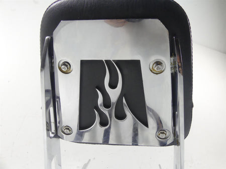 2002 Honda VTX1800 C Rear Passenger Sissybar Backrest Rack Set Flames {{ shop.shopifyCountryName }} - Mototech271