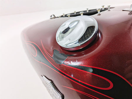 2009 Harley FXCWC Softail Rocker Fuel Gas Petrol Tank Crimson Red -Dent 62105-08 {{ shop.shopifyCountryName }} - Mototech271