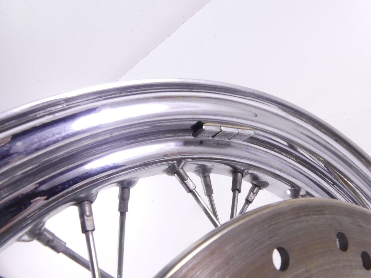 2001 Harley Softail FLSTC Heritage Front Straight 16x3 Wheel Rim 43005-05A {{ shop.shopifyCountryName }} - Mototech271